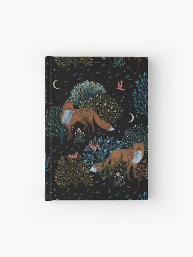 Thumbnail 1 of 3, Hardcover Journal, Forest Fox  designed and sold by episodicDrawing.