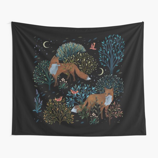 Forest Fox Tapestry