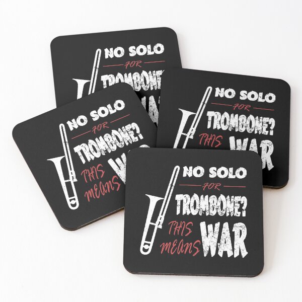 Item preview, No solo for trombone? This means war - music joke for trombonists designed and sold by eskina.