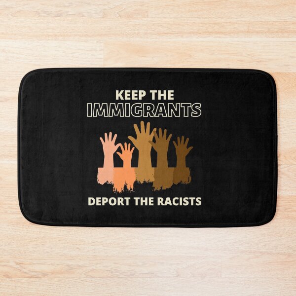 Item preview, Keep The Immigrants Deport The Racists designed and sold by Combistudios.
