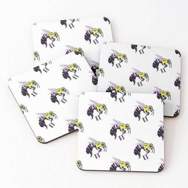 Item preview, Asexual Pride Bee designed and sold by JaimeWinchester.