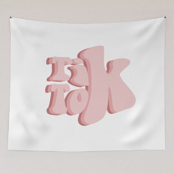 Item preview, TikTok (one k, pink) designed and sold by Leshlie Guzmán.