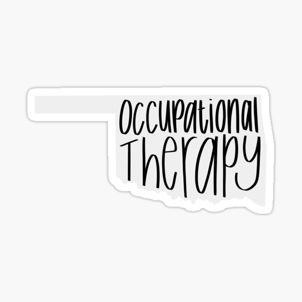 Oklahoma Occupational Therapy Sticker For Sale By Charlysey278   St,small,507x507 Pad,600x600,f8f8f8 