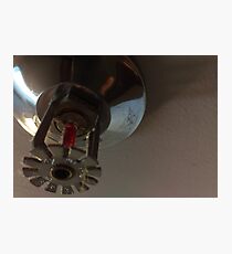 fire sprinkler, e Photographic Print