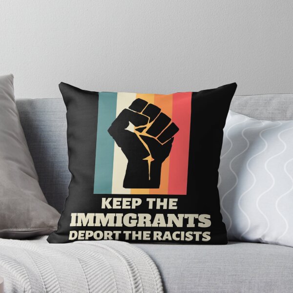 Item preview, Keep The Immigrants Deport The Racists designed and sold by Combistudios.