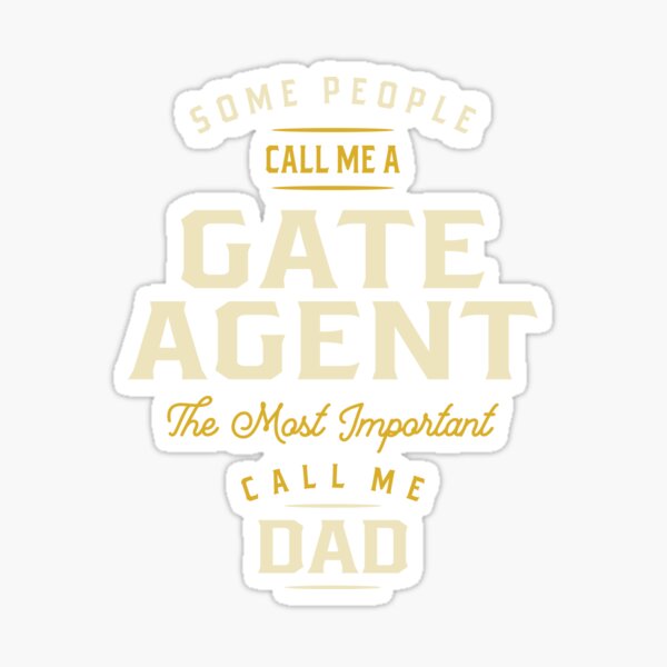 Item preview, Gate Agent Job Title Gift designed and sold by cidolopez.