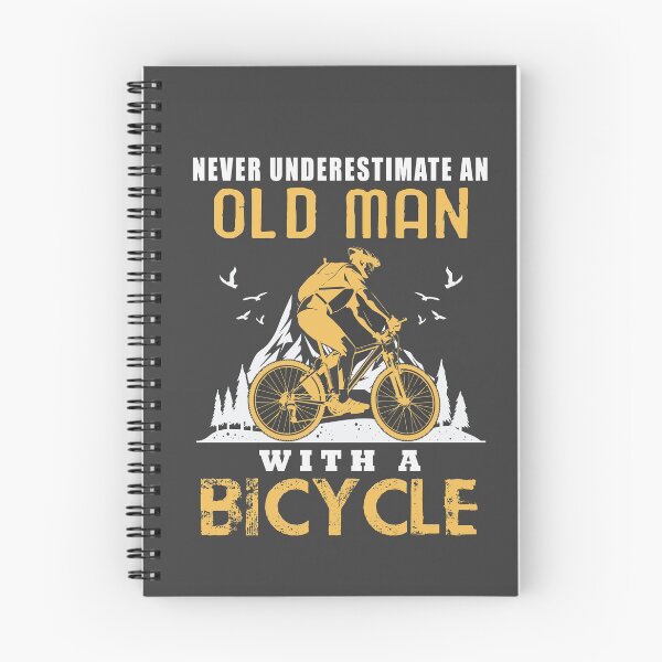 Item preview, Never underestimate an old man with a bicycle designed and sold by della95.
