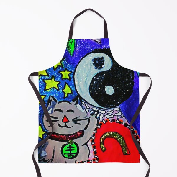 Item preview, Soy un gato de la suerte Star Ying Yang designed and sold by PosterGlam.