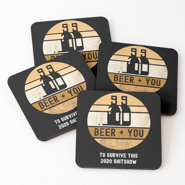 Item preview, Beer and You To Survive This 2020 Shitshow designed and sold by somebasic.