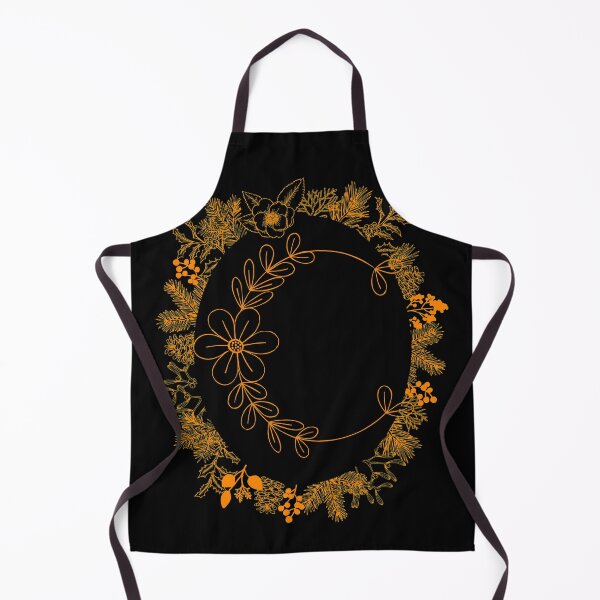 Item preview, Floral orange letter C designed and sold by BubbleCrumbs.