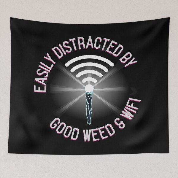 Item preview, Cannabis Strains Weed Strains - Easily Distracted designed and sold by Coder-T.