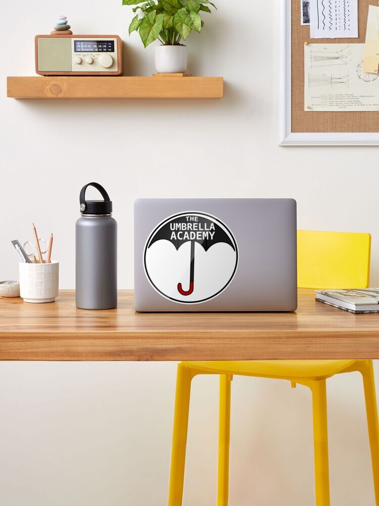 Umbrella Academy Logo Sticker for Sale by dewdrop-designs