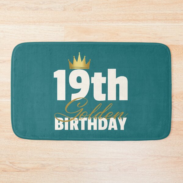 Item preview, 19th Golden Birthday Year Age Crown product designed and sold by doodabobs.