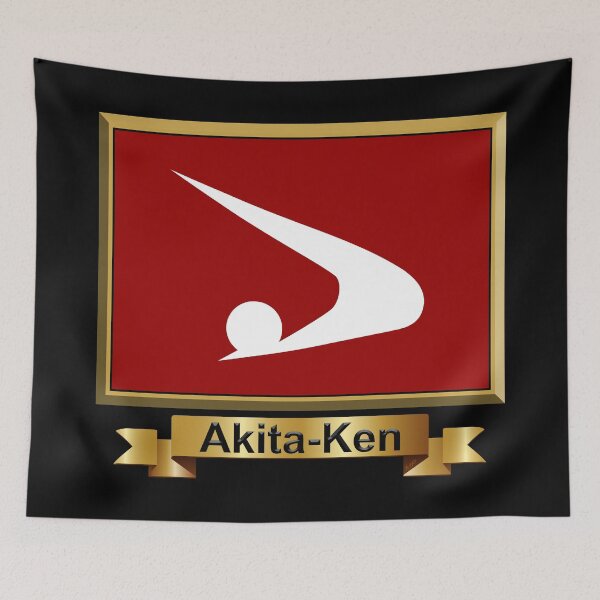 Item preview, Akita Prefecture Flag Gifts, Stickers, Masks & Products (N) designed and sold by mpodger.