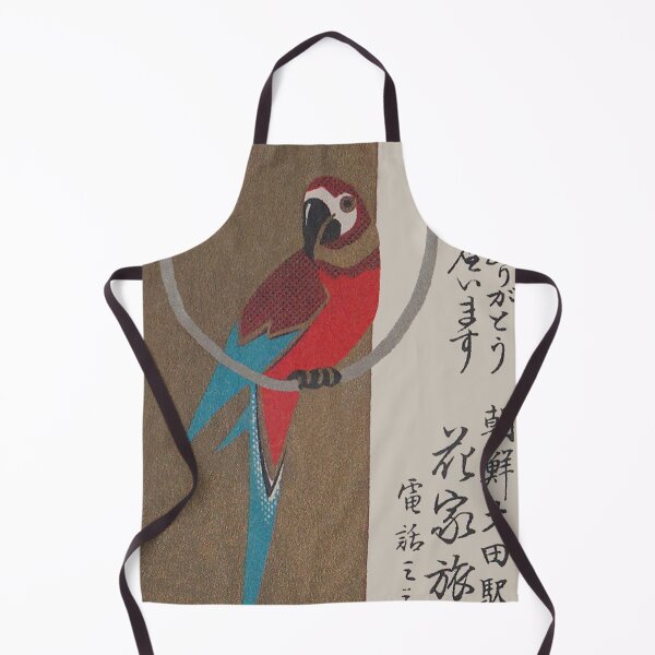 Item preview, Parrot, Japanese Matchbox Label, Vintage Poster designed and sold by vintagevivian.