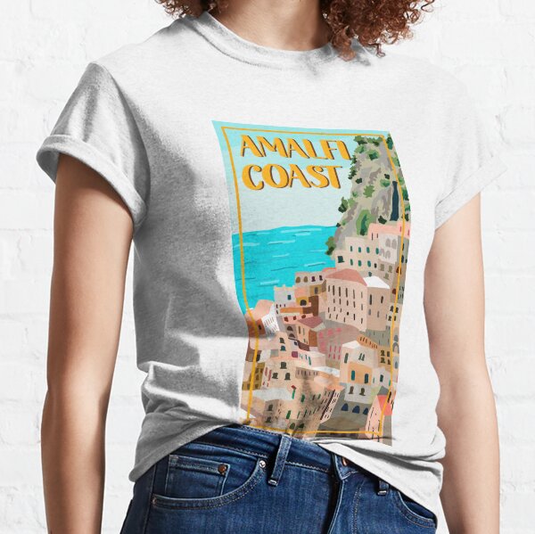 Amalfi Coast Post Card  Classic T-Shirt