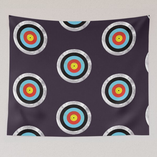 Item preview, Bullseye Distressed Target Shooting Darts Team design designed and sold by doodabobs.