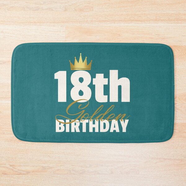 Item preview, 18th Golden Birthday Year Age Crown print designed and sold by doodabobs.