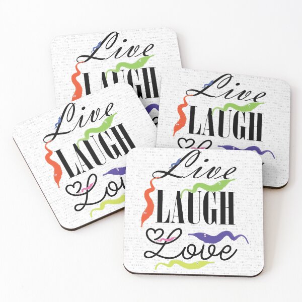 Item preview, Worm "Live Laugh Love" On a String designed and sold by maggikarp.
