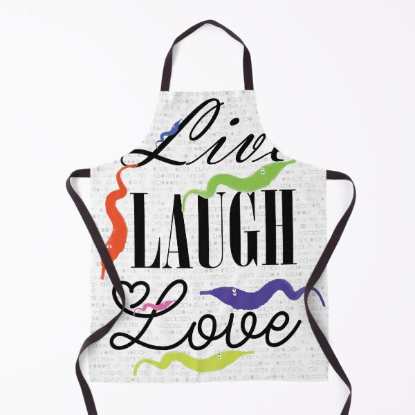 Item preview, Worm "Live Laugh Love" On a String designed and sold by maggikarp.
