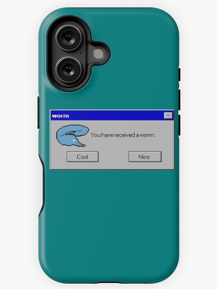 Imagen 1 de 4, Funda de iPhone con la obra Gusano digital, diseñada y vendida por frenchMuppett.