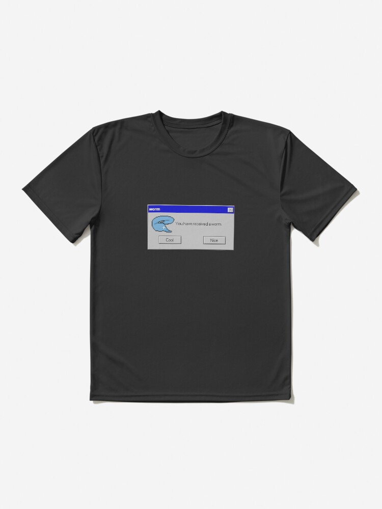 Imagen 2 de 7, Camiseta deportiva con la obra Gusano digital, diseñada y vendida por frenchMuppett.