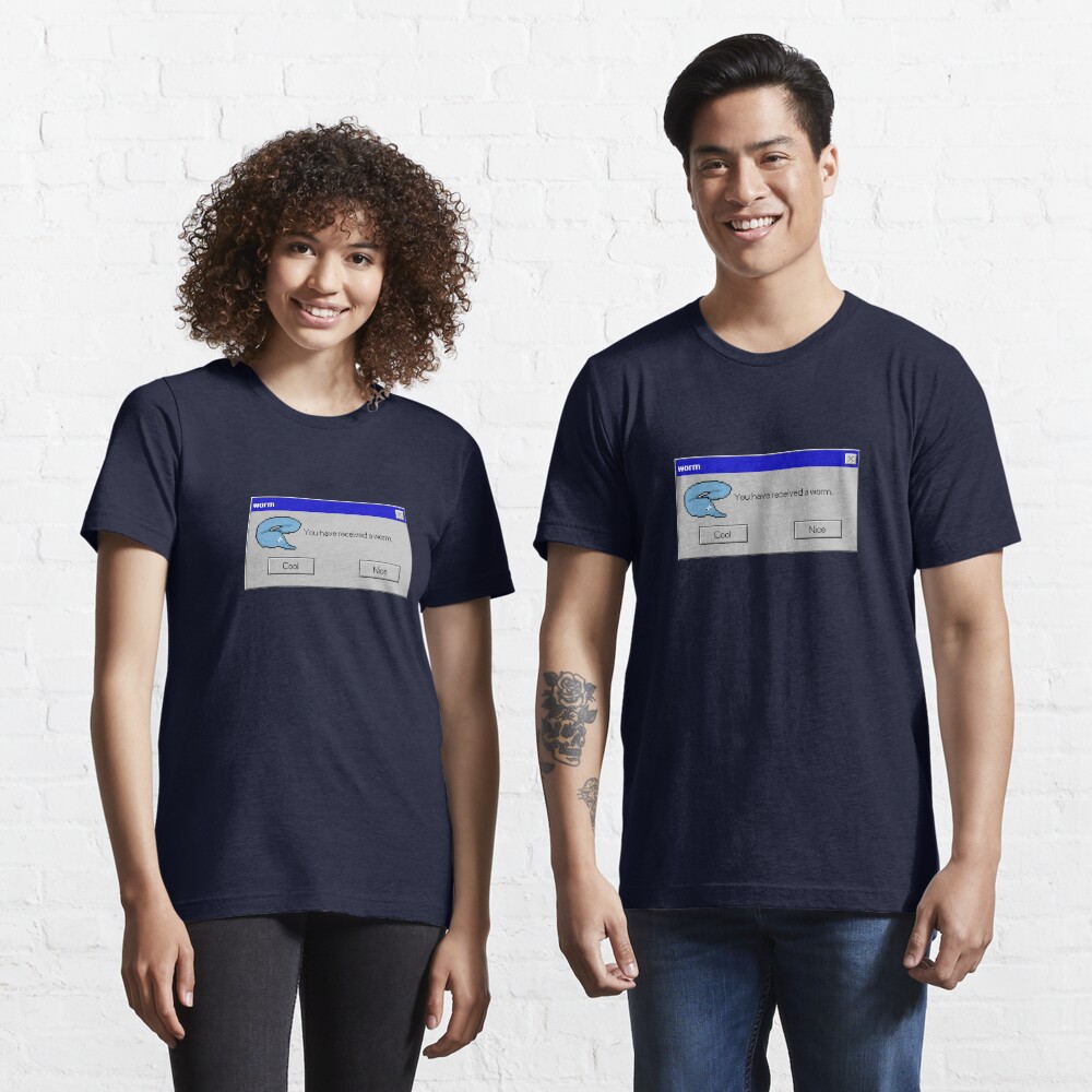 Vista previa del artículo con la obra «Camiseta esencial», diseñado y vendido por frenchMuppett.