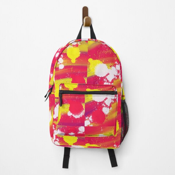 Item preview, Red, Yellow and White Digital Paint Splotch Design designed and sold by Stephanie Janae Schork.