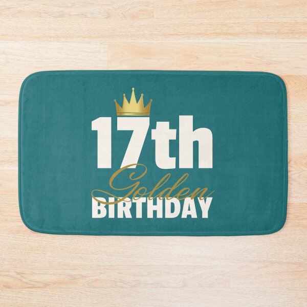 Item preview, 17th Golden Birthday Year Age Crown graphic designed and sold by doodabobs.
