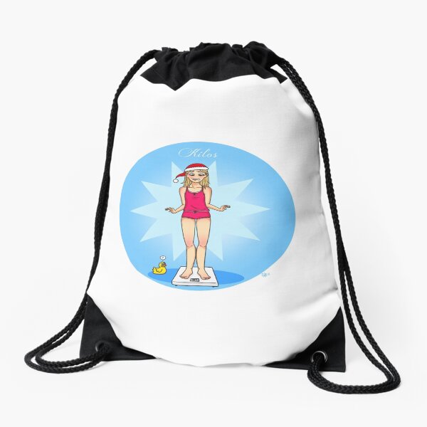 X-mas diet Drawstring Bag
