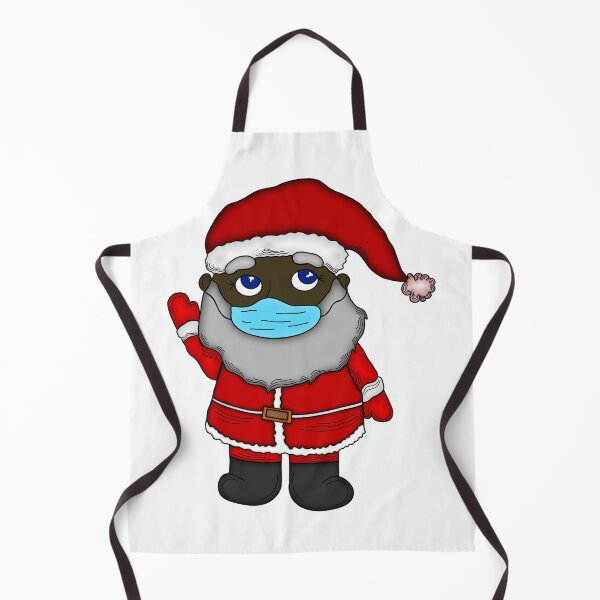 Artikelvorschau, Frohe Weihnachten Covid Adorable Gruß Weihnachtsmann tragen Maske entworfen und verkauft von aventi24.