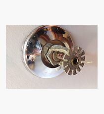 fire sprinkler, h Photographic Print