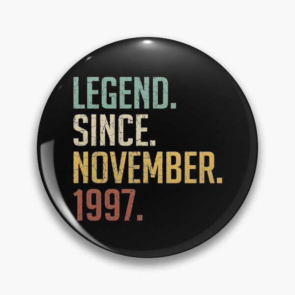 Item preview, Legend Since November 1997 23rd Birthday Gift 23 Years Old Vintage November 1997 designed and sold by Takatv.