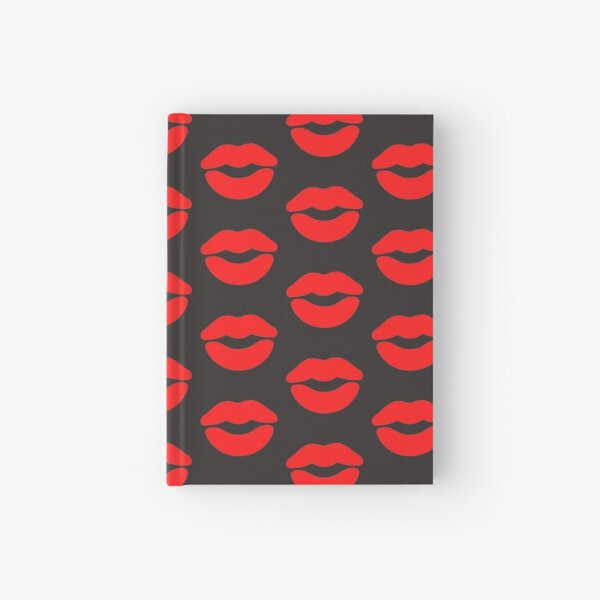 Big lips print Hardcover Journal