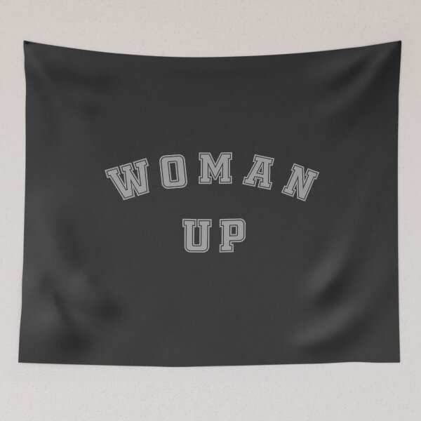 Item preview, Woman Up Collegiate Typography designed and sold by CarpeDiemLife.