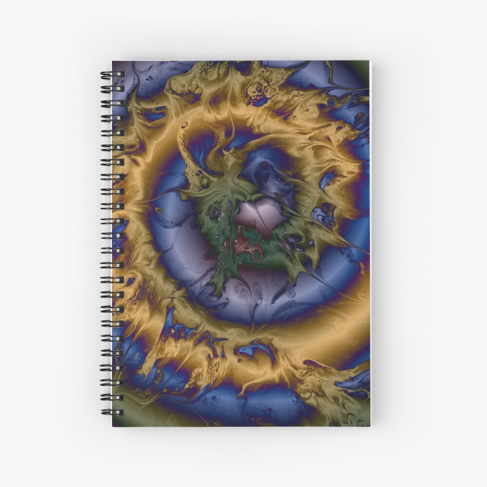 Silken Spiral Spiral Notebook