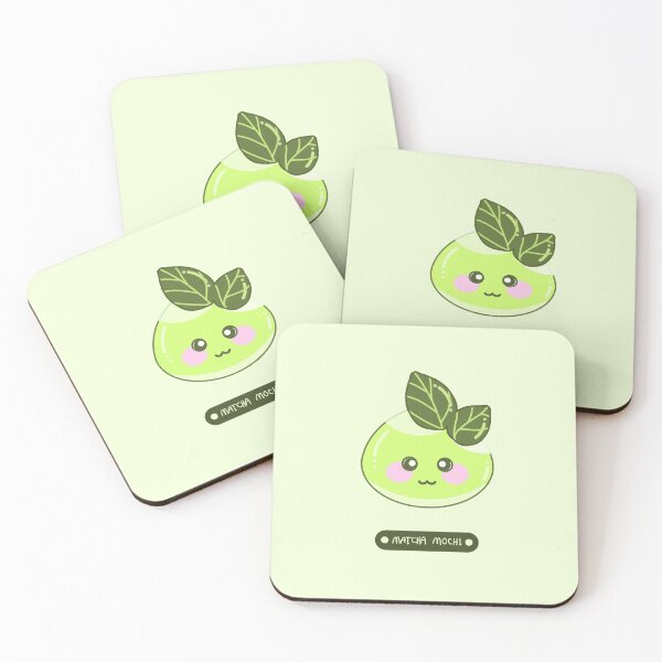 Item preview, Kawaii Matcha Mochi #illustration designed and sold by boredcreator.