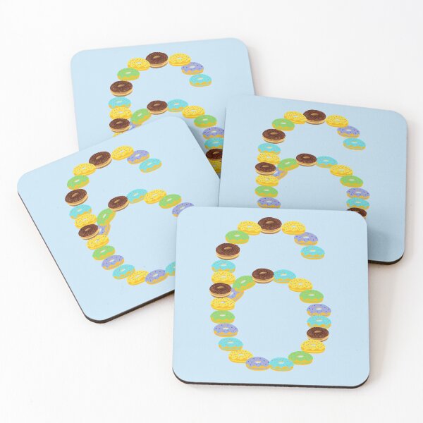 Item preview, COLORFUL DONUT NUMBER 6 designed and sold by LiveAndGlow.