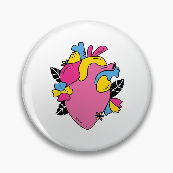Item preview, Pansexual Heart designed and sold by brenda-lee.