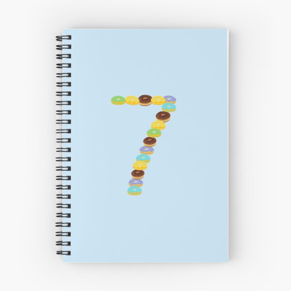 Item preview, COLORFUL DONUT NUMBER 7 designed and sold by LiveAndGlow.
