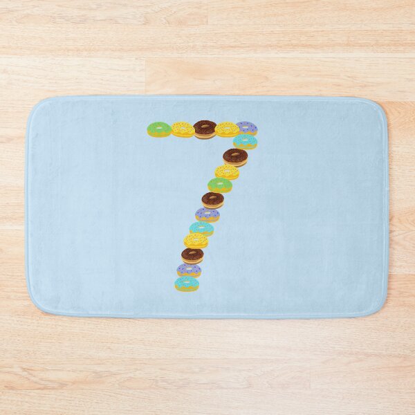 Item preview, COLORFUL DONUT NUMBER 7 designed and sold by LiveAndGlow.
