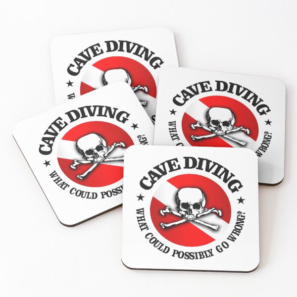 Item preview, Cave Diver (rd) designed and sold by curranmorgan.
