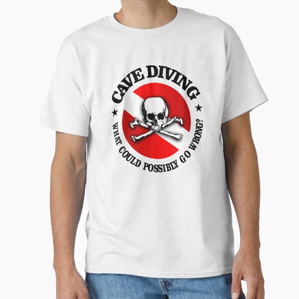 Item preview, Cave Diver (rd) designed and sold by curranmorgan.