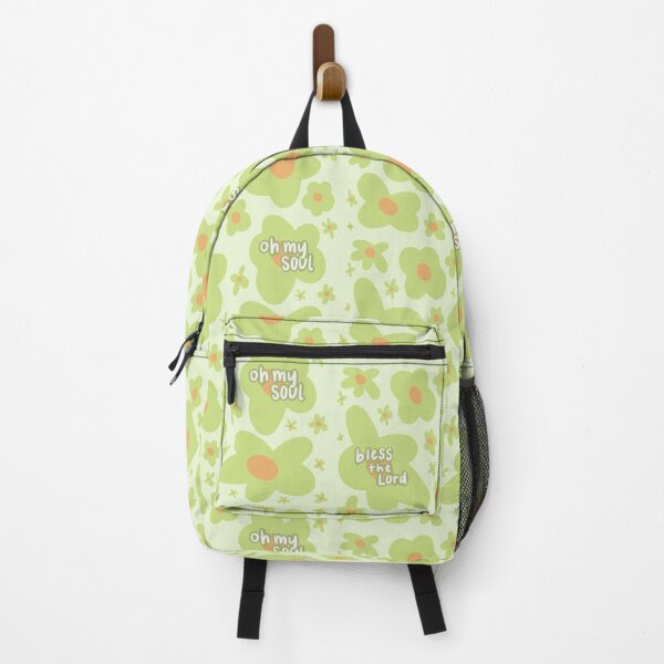 Item preview, Bless The Lord Oh My Soul Green Floral designed and sold by faithprints.