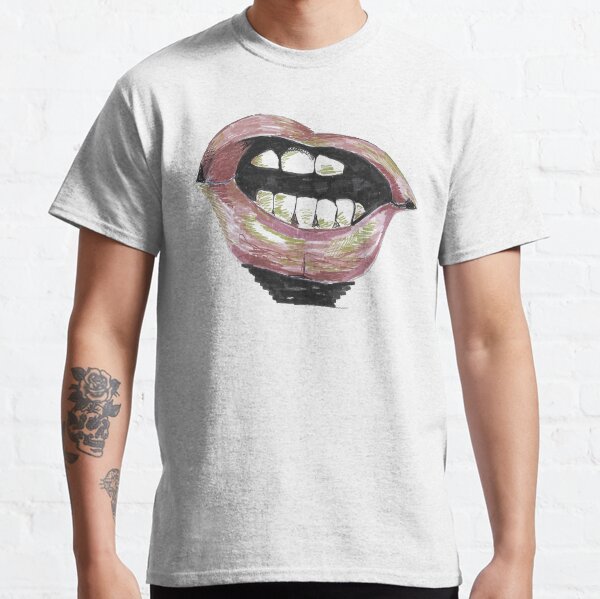 mick jagger lips t shirt