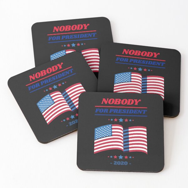Item preview, NOBODY FOR PRESIDENT! Anti trump biden vote designed and sold by Junsu Lim.