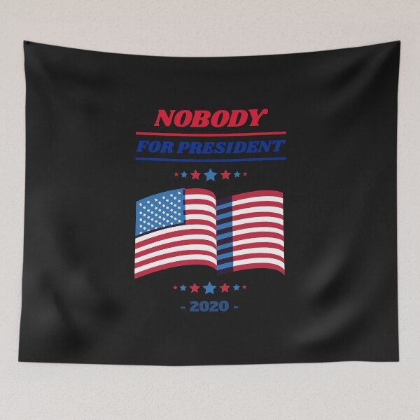 Item preview, NOBODY FOR PRESIDENT! Anti trump biden vote designed and sold by Junsu Lim.