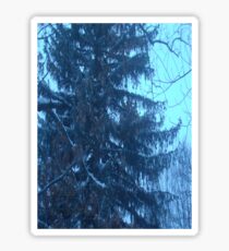 Snow scene Sticker