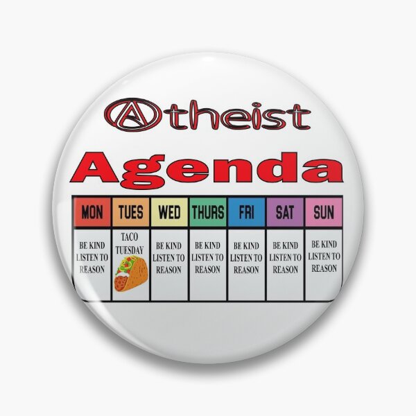 Item preview, The Atheist Agenda - Taco Tuesday designed and sold by Wildjourne.