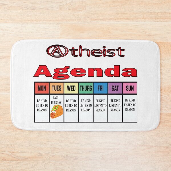 Item preview, The Atheist Agenda - Taco Tuesday designed and sold by Wildjourne.